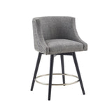 Mateo - Swivel Counter Stool - Gray
