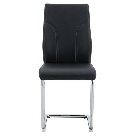 Modern Dining Chairs With High Backrest And Sturdy Legs