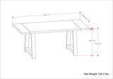 Whitley - Dining Table - Gray