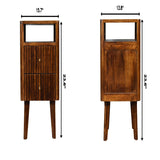 Reeve - Nightstand, 2 Drawers - Chestnut