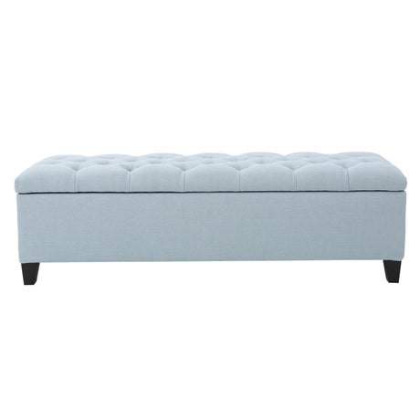 Glouster - Contemporary Storage Ottoman With Button Tufted Design