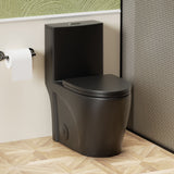 1 Piece Toilet With Tornado Flush, Dual Flush, And ADA Height Comfort Chair
