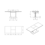 Audi - Dining Table - White