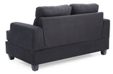 Stylish Transitional Loveseat For Two