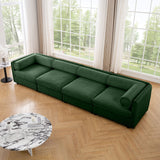 Stylish Chenille Sofa With Storage Seat And Cylindrical Backrest