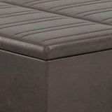 Ellis - Upholstered Coffee Table Storage Ottoman