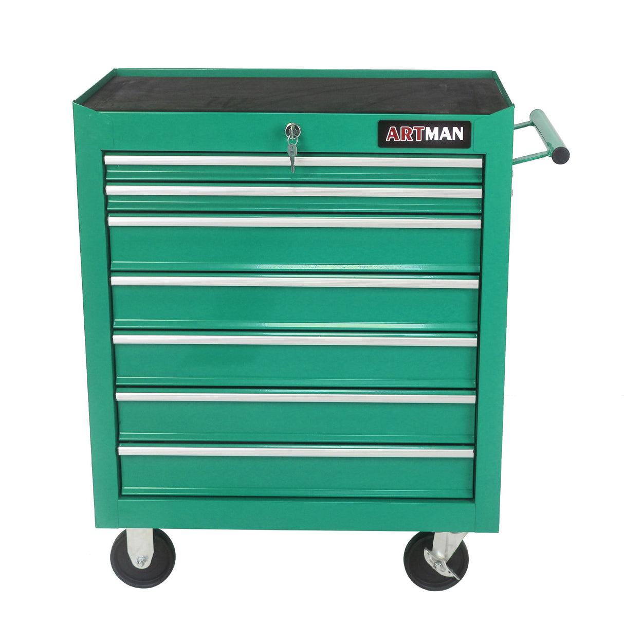 7 Drawers Multifunctional Tool Cart With Swivel Wheels
