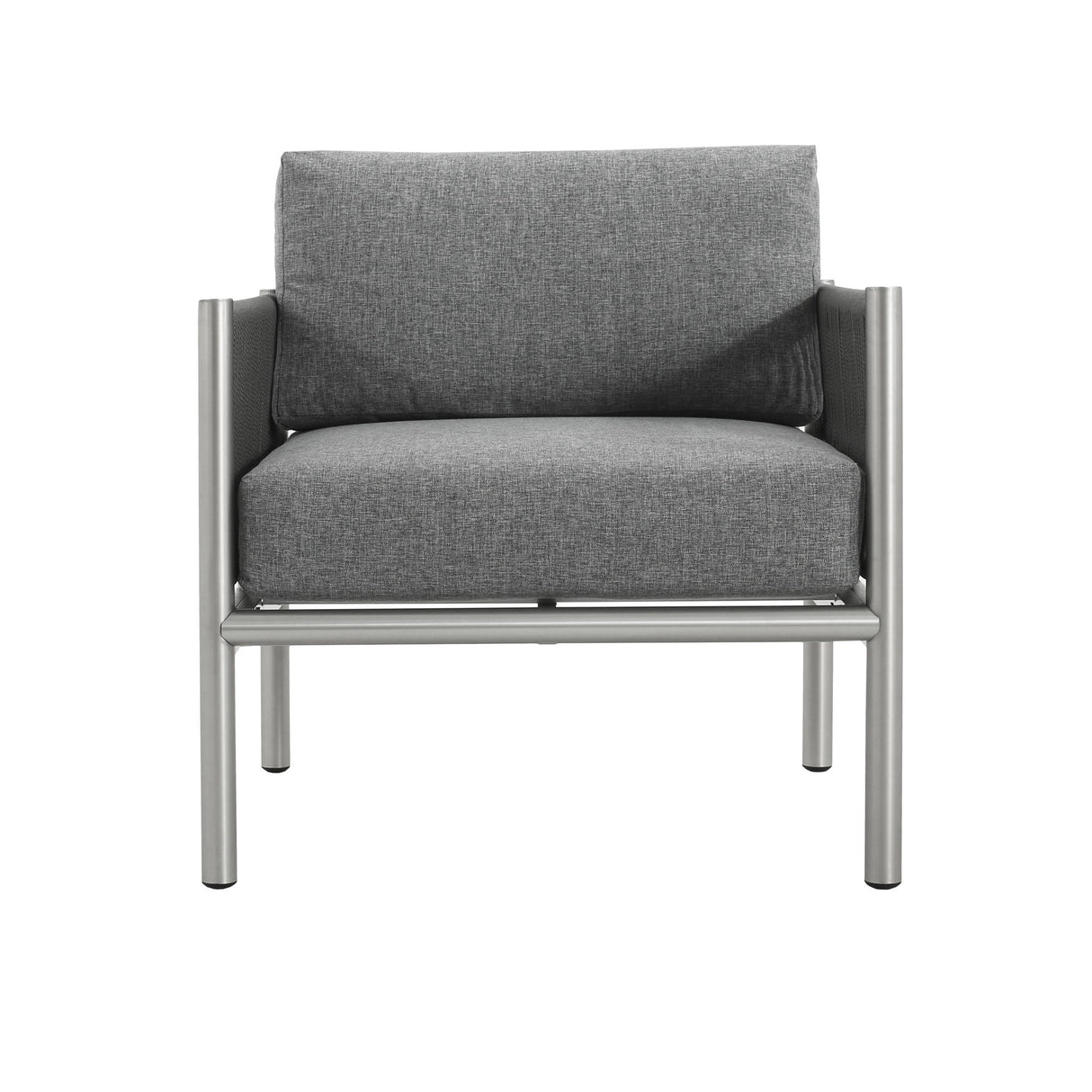 Hargrove - Club Chair - Silver / Gray
