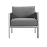 Hargrove - Club Chair - Silver / Gray
