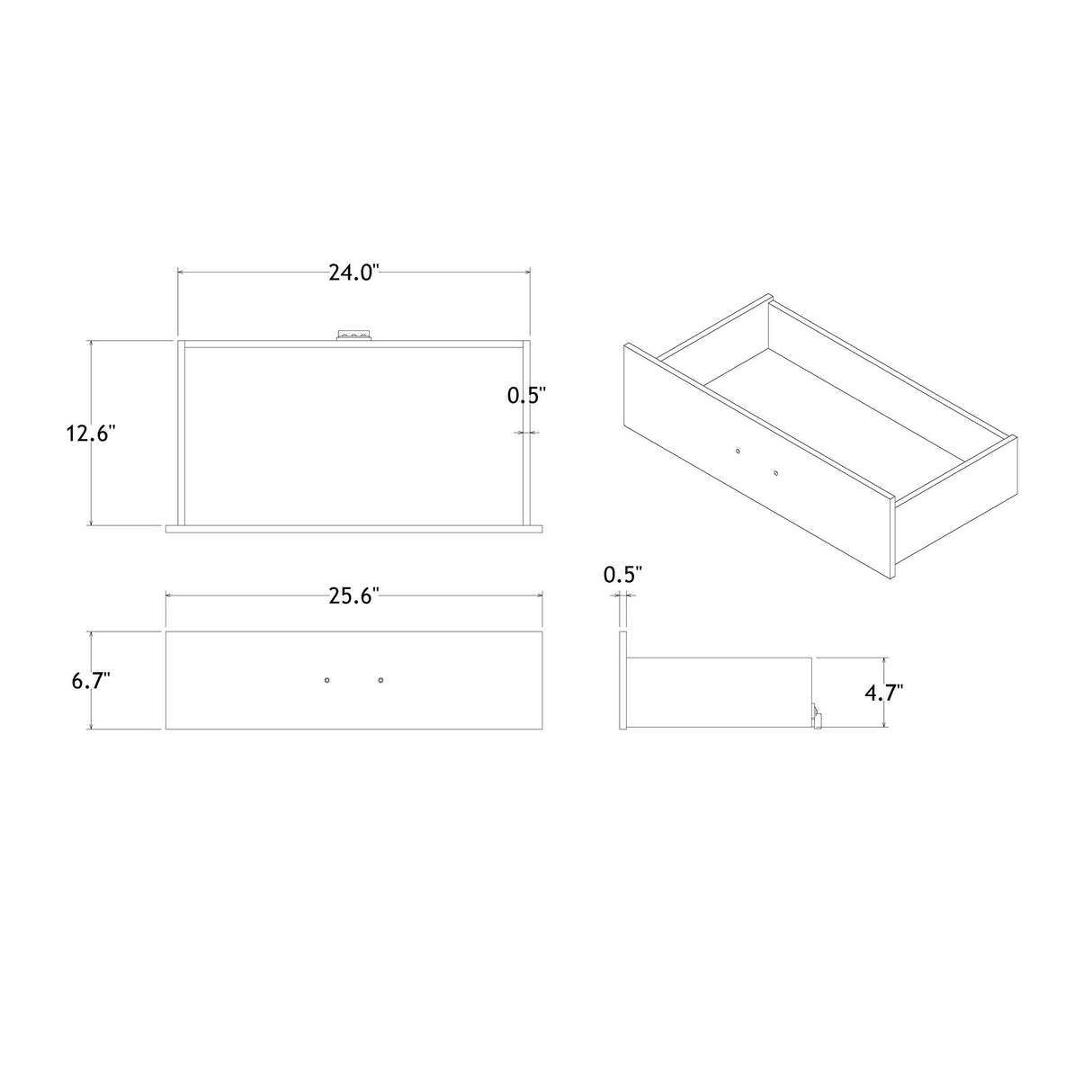 Charlston - Dresser With LED