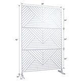 Freestanding Outdoor & Indoor Freestanding Metal Privacy Screen