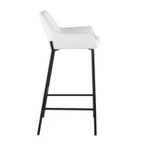 Daniella - Stylish Design Industrial Fixed Height Bar Stool (Set of 2)