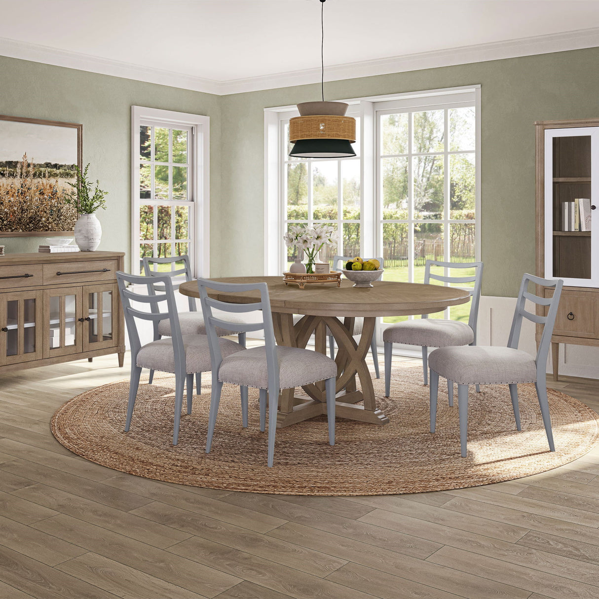 Ladderback Side Dining Chair (Set of 2)