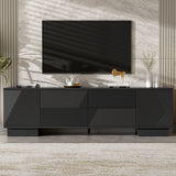 Modern TV Stand With Storage Cabinets, 4 Drawers