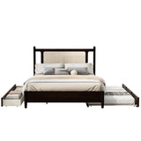 Platform Bed With 2 Big Drawers & Trundle