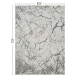 Geometrix - Contemporary Area Rug With Geometric 3D Effect