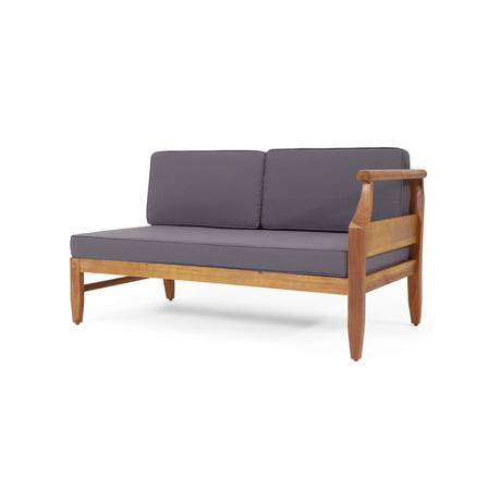 Aston - 4 Piece Sofa Set - Dark Gray