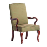 Delaney - Elegant Gooseneck Arm Chair With High Back