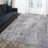 Marfi - 8' X 10' Abstract Area Rug - Light Gray