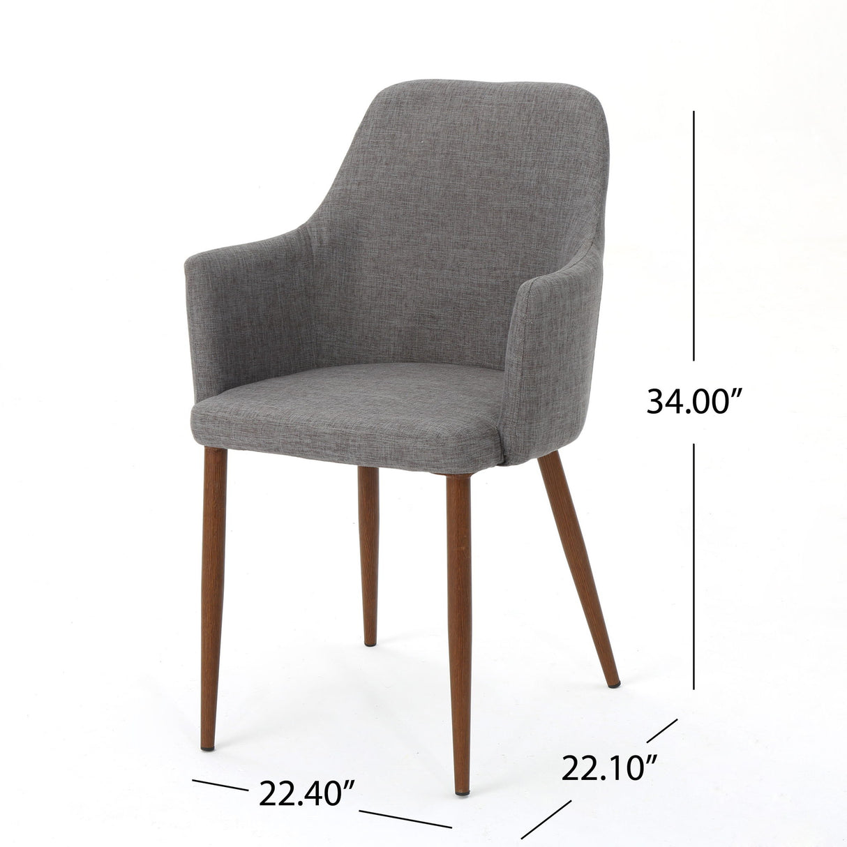 Elegant Dining Chair With Contoured Support