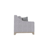 Loveseat With Casual Accent - Gray