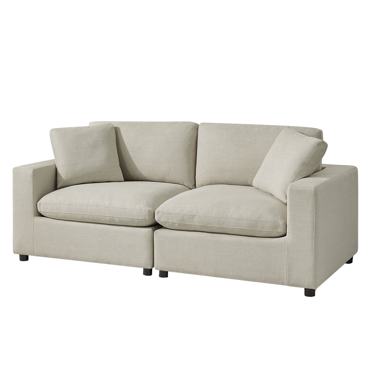Cassandra - Modular 2 Piece Sofa - Beige