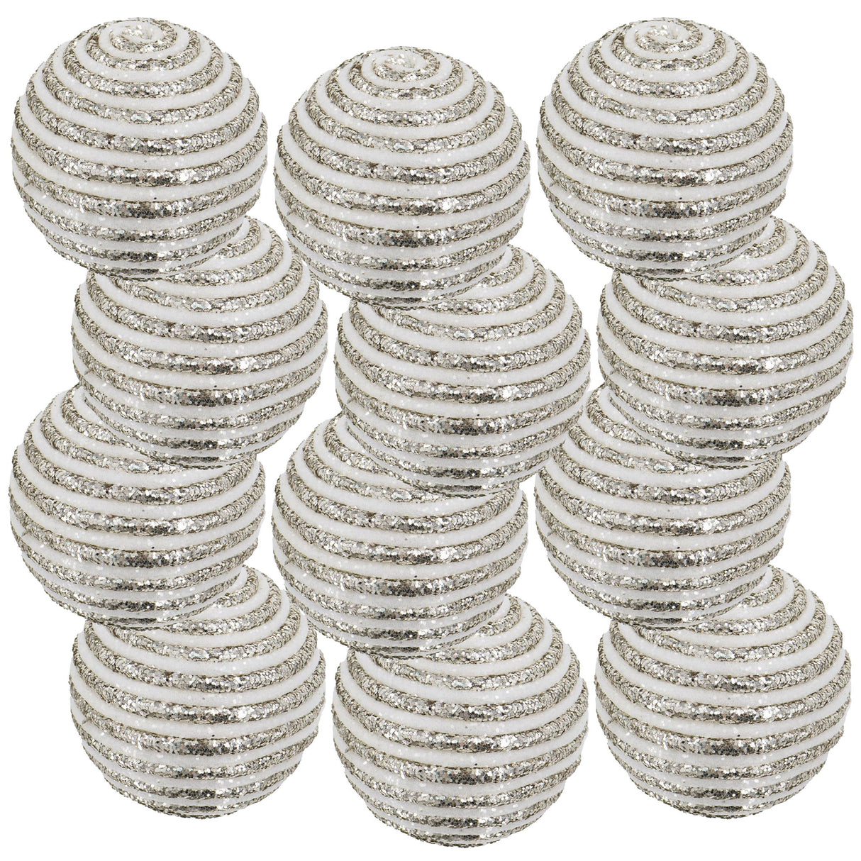 Christmas Ball Ornaments Decorative Hanging Ball Christmas Tree Ornaments For Holiday Party Decorations (Set of 12)