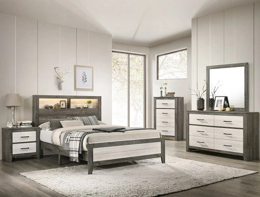 Crown Mark Furniture Rhett 6 Drawer Dresser in Gray image