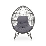 Cosmos - Round Hammered Iron Teardrop Chair