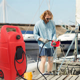 Gas Caddy With Wheels, Fuel Transfer Tank, Gasoline Diesel Can