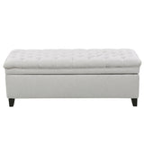 Juliana - Storage Ottoman With Birch Legs