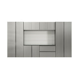 Nova - Series Garage Cabinet Set A With Soft Closing Doors - Metallic Gray
