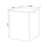 Modern Square Propane Tank Cover Holder With Multi Functional Utility - Gray