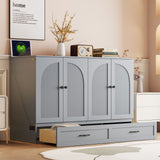 Murphy Bed With Large Drawers