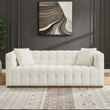 Eleanor - Sofa Boucle - Beige / Gold / Ivory / Ivory White