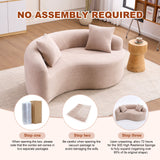 Tai Chi - Curved Dual Depth Loveseat