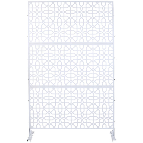 Outdoor & Indoor Metal Freestanding Decorative Privacy Screen