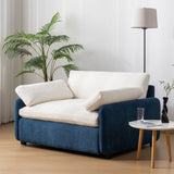 Oversized Single Sofa Chair Wide And Deep Seat, Modern Upholstered Comfy Blocking Couch Lounge With Pillows