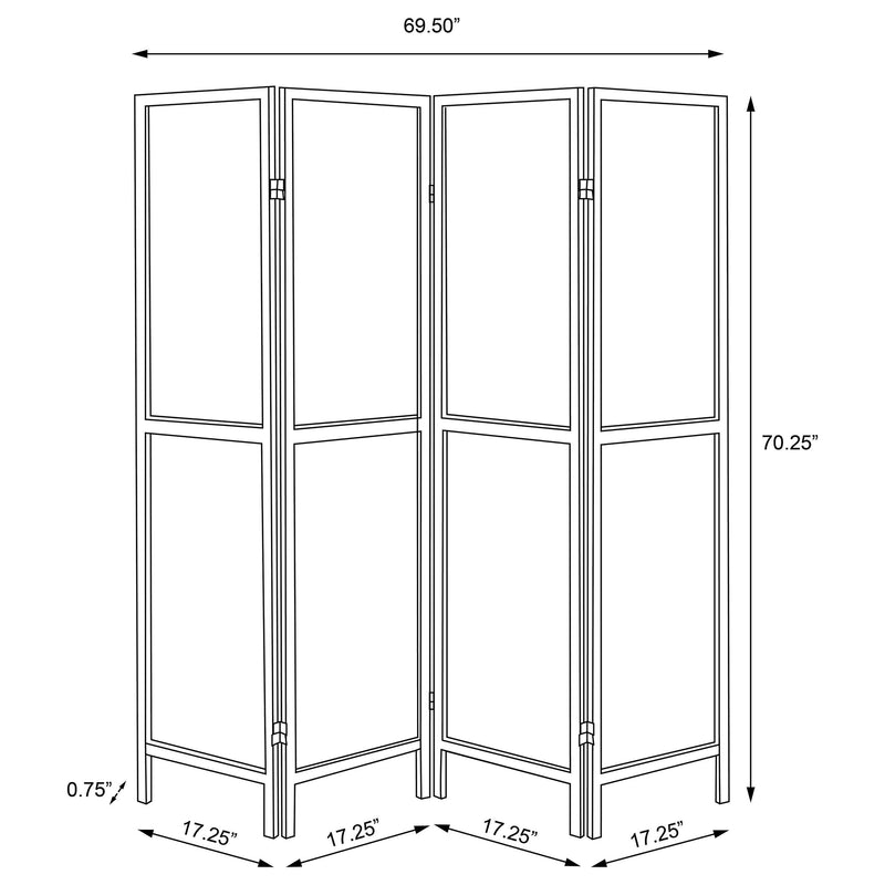 Mattison Four-Panel Room Divider