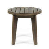 Outdoor Acacia Wood Side Table With Weather Resistance