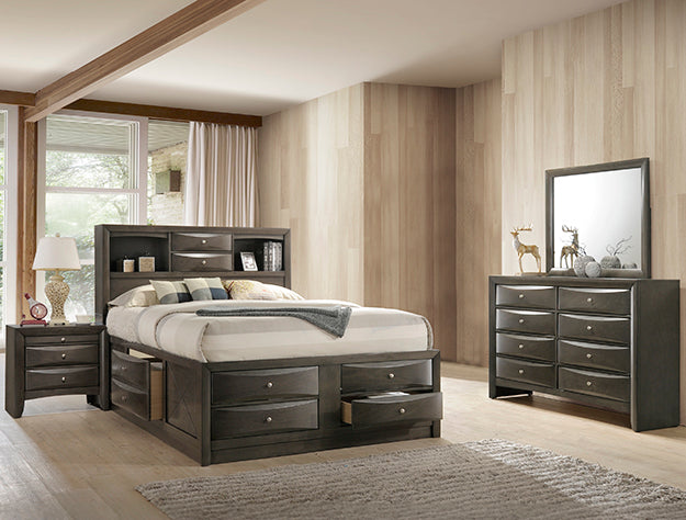 EMILY DRESSER 8 DRAWERS GREY