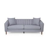 Contemporary 3 Seater Sofa With Plush Accents