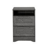 Broxon - Rustic Drawer Nightstand