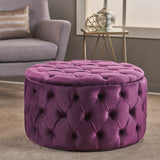 Modern Glam Ottoman Velvet