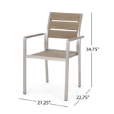 Dreamlan - Outdoor Aluminum Dining Chair (Set of 2)
