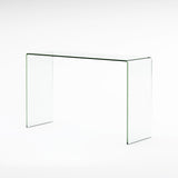 Cadyn - Tempered Glass Console Table Sleek Design - Clear