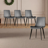 Modern Dining Chairs Ergonomic Design For Kitchen (Set of 4)