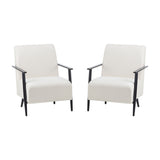 Modern Lounge Chair With Polyester Upholstery