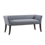 Elegant Design Bench Upholstery, Solid Wood Frame