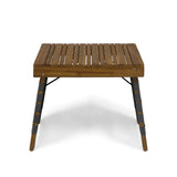 Outdoor Wooden Foldable Side Table - Teak